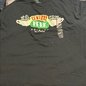 FRIENDS Black Central Perk Short Sleeve Tee